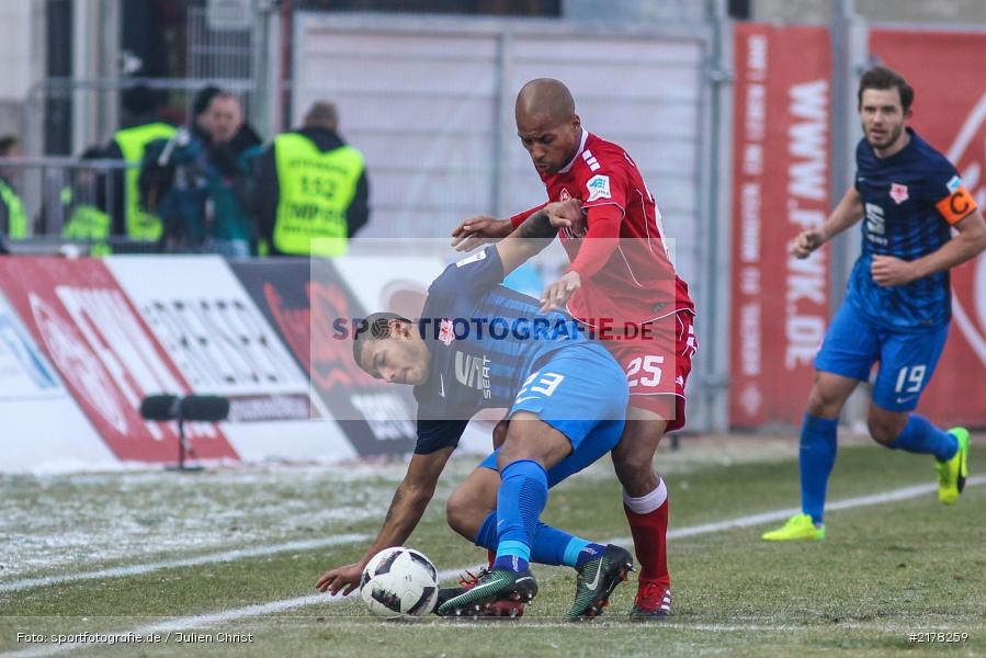 Onel Hernandez, David Pisot, 28.01.2017, 2. Bundesliga, Eintracht Braunschweig, FC Würzburger Kickers - Bild-ID: 2178259 Onel Hernandez, David Pisot, 28.01.2017, 2. Bundesliga, Eintracht Braunschweig, FC Würzburger Kickers - Bild-ID: 2178259