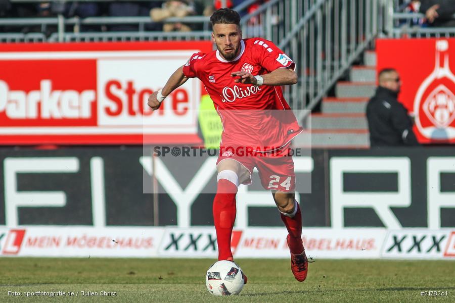 Valdet Rama, 28.01.2017, 2. Bundesliga, Eintracht Braunschweig, FC Würzburger Kickers - Bild-ID: 2178261 Valdet Rama, 28.01.2017, 2. Bundesliga, Eintracht Braunschweig, FC Würzburger Kickers - Bild-ID: 2178261