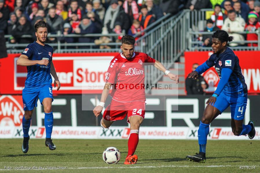 Joseph Baffo, Valdet Rama, 28.01.2017, 2. Bundesliga, Eintracht Braunschweig, FC Würzburger Kickers - Bild-ID: 2178264 Joseph Baffo, Valdet Rama, 28.01.2017, 2. Bundesliga, Eintracht Braunschweig, FC Würzburger Kickers - Bild-ID: 2178264
