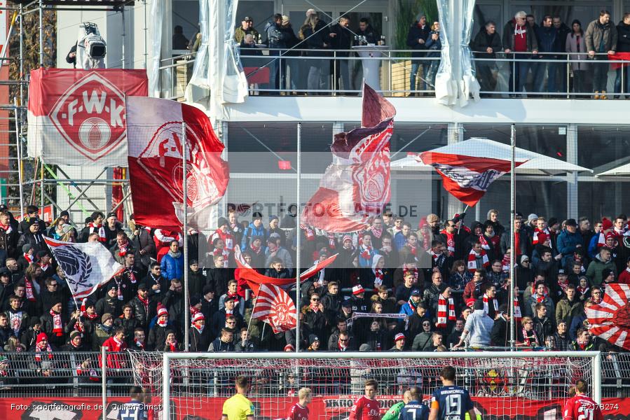 Fanblock, 28.01.2017, 2. Bundesliga, Eintracht Braunschweig, FC Würzburger Kickers - Bild-ID: 2178274