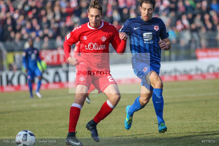 Tobias Schröck, Patrick Schönfeld, 28.01.2017, 2. Bundesliga, Eintracht Braunschweig, FC Würzburger Kickers - Bild-ID: 2178276 Tobias Schröck, Patrick Schönfeld, 28.01.2017, 2. Bundesliga, Eintracht Braunschweig, FC Würzburger Kickers - Bild-ID: 2178276