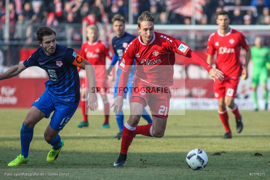 Tobias Schröck, Ken Reichel, 28.01.2017, 2. Bundesliga, Eintracht Braunschweig, FC Würzburger Kickers - Bild-ID: 2178277 Tobias Schröck, Ken Reichel, 28.01.2017, 2. Bundesliga, Eintracht Braunschweig, FC Würzburger Kickers - Bild-ID: 2178277