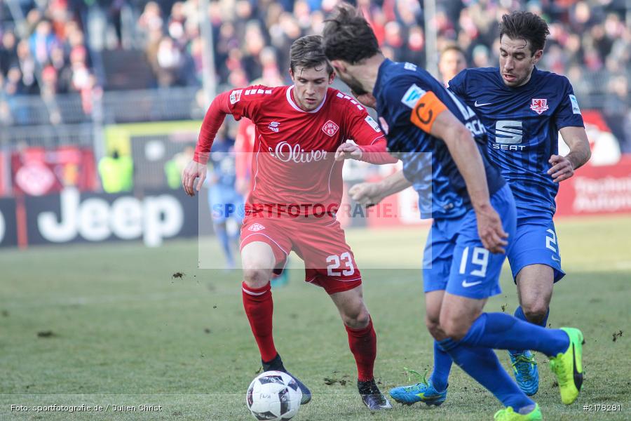 Ken Reichel, Patrick Weihrauch, 28.01.2017, 2. Bundesliga, Eintracht Braunschweig, FC Würzburger Kickers - Bild-ID: 2178281 Ken Reichel, Patrick Weihrauch, 28.01.2017, 2. Bundesliga, Eintracht Braunschweig, FC Würzburger Kickers - Bild-ID: 2178281