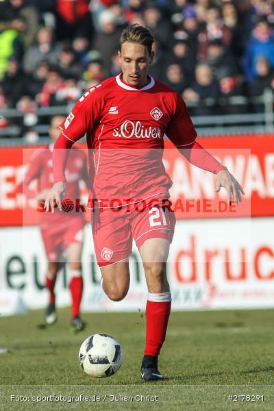 Tobias Schröck, 28.01.2017, 2. Bundesliga, Eintracht Braunschweig, FC Würzburger Kickers - Bild-ID: 2178291 Tobias Schröck, 28.01.2017, 2. Bundesliga, Eintracht Braunschweig, FC Würzburger Kickers - Bild-ID: 2178291