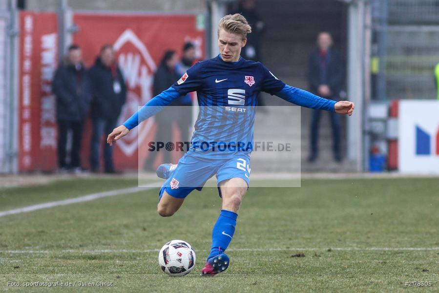 Maximilian Sauer, 28.01.2017, 2. Bundesliga, Eintracht Braunschweig, FC Würzburger Kickers - Bild-ID: 2178303 Maximilian Sauer, 28.01.2017, 2. Bundesliga, Eintracht Braunschweig, FC Würzburger Kickers - Bild-ID: 2178303