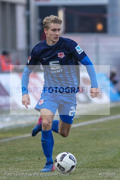 Maximilian Sauer, 28.01.2017, 2. Bundesliga, Eintracht Braunschweig, FC Würzburger Kickers - Bild-ID: 2178305 Maximilian Sauer, 28.01.2017, 2. Bundesliga, Eintracht Braunschweig, FC Würzburger Kickers - Bild-ID: 2178305