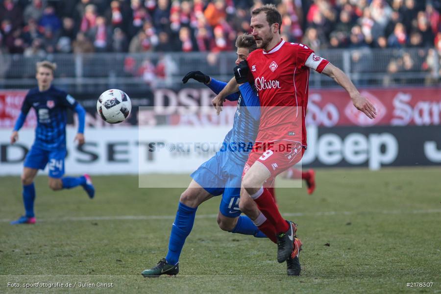 Sebastian Neumann, Christoffer Nyman, 28.01.2017, 2. Bundesliga, Eintracht Braunschweig, FC Würzburger Kickers - Bild-ID: 2178307 Sebastian Neumann, Christoffer Nyman, 28.01.2017, 2. Bundesliga, Eintracht Braunschweig, FC Würzburger Kickers - Bild-ID: 2178307