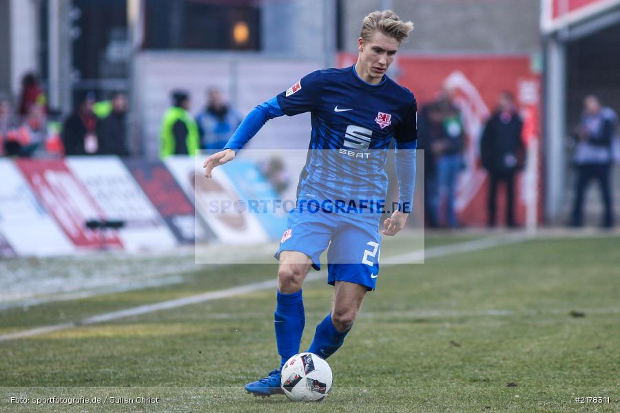 Maximilian Sauer, 28.01.2017, 2. Bundesliga, Eintracht Braunschweig, FC Würzburger Kickers - Bild-ID: 2178311 Maximilian Sauer, 28.01.2017, 2. Bundesliga, Eintracht Braunschweig, FC Würzburger Kickers - Bild-ID: 2178311