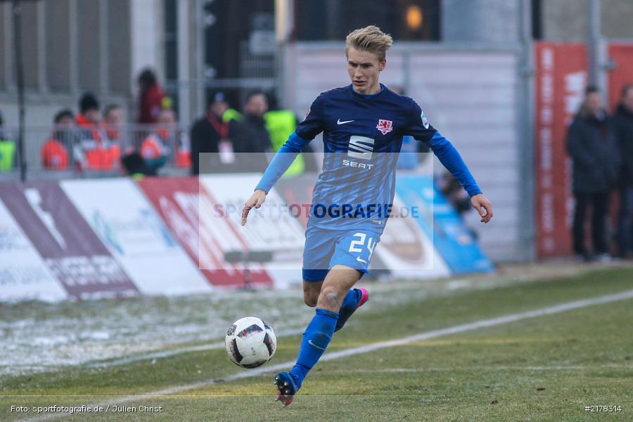 Maximilian Sauer, 28.01.2017, 2. Bundesliga, Eintracht Braunschweig, FC Würzburger Kickers - Bild-ID: 2178314 Maximilian Sauer, 28.01.2017, 2. Bundesliga, Eintracht Braunschweig, FC Würzburger Kickers - Bild-ID: 2178314