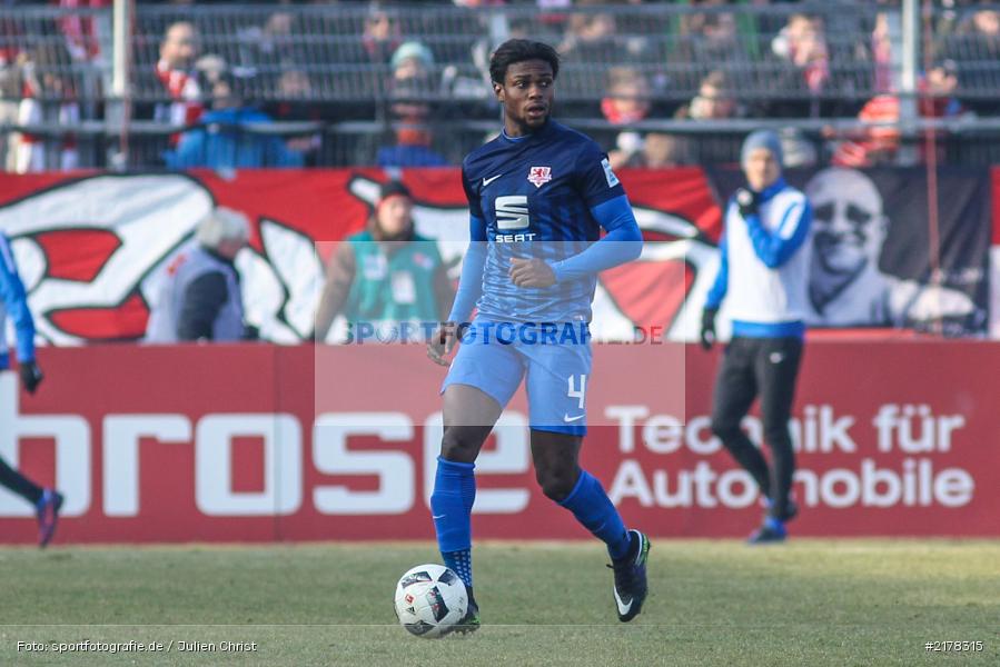 Joseph Baffo, 28.01.2017, 2. Bundesliga, Eintracht Braunschweig, FC Würzburger Kickers - Bild-ID: 2178315 Joseph Baffo, 28.01.2017, 2. Bundesliga, Eintracht Braunschweig, FC Würzburger Kickers - Bild-ID: 2178315
