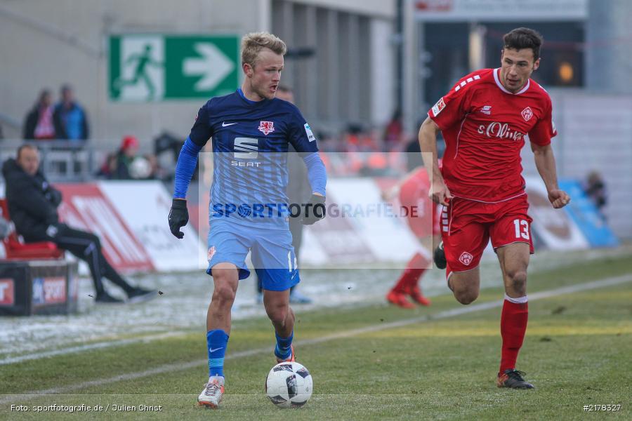 Nik Omladic, Lukas Fröde, 28.01.2017, 2. Bundesliga, Eintracht Braunschweig, FC Würzburger Kickers - Bild-ID: 2178327 Nik Omladic, Lukas Fröde, 28.01.2017, 2. Bundesliga, Eintracht Braunschweig, FC Würzburger Kickers - Bild-ID: 2178327