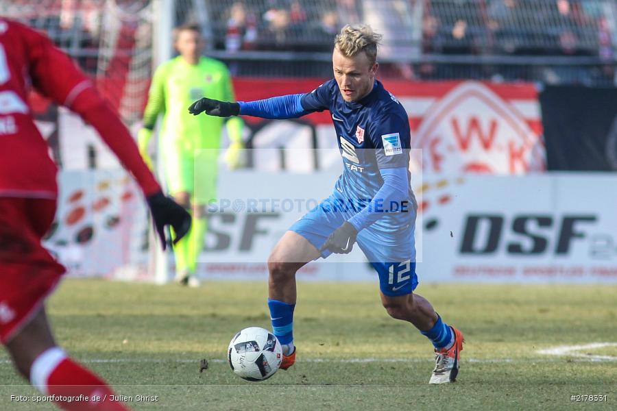 Nik Omladic, 28.01.2017, 2. Bundesliga, Eintracht Braunschweig, FC Würzburger Kickers - Bild-ID: 2178331 Nik Omladic, 28.01.2017, 2. Bundesliga, Eintracht Braunschweig, FC Würzburger Kickers - Bild-ID: 2178331