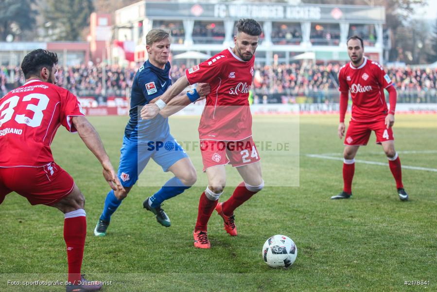 Valdet Rama, Julius Biada, 28.01.2017, 2. Bundesliga, Eintracht Braunschweig, FC Würzburger Kickers - Bild-ID: 2178341 Valdet Rama, Julius Biada, 28.01.2017, 2. Bundesliga, Eintracht Braunschweig, FC Würzburger Kickers - Bild-ID: 2178341