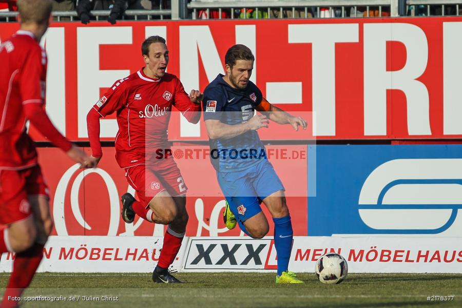 Tobias Schröck, Ken Reichel, 28.01.2017, 2. Bundesliga, Eintracht Braunschweig, FC Würzburger Kickers - Bild-ID: 2178377 Tobias Schröck, Ken Reichel, 28.01.2017, 2. Bundesliga, Eintracht Braunschweig, FC Würzburger Kickers - Bild-ID: 2178377