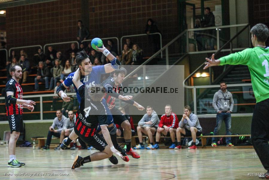 Daniel Born, Christian Karl, 29.01.2017, Bezirksliga Nord, Handball, FC Bad Brückenau, TSV Karlstadt - Bild-ID: 2178389 Daniel Born, Christian Karl, 29.01.2017, Bezirksliga Nord, Handball, FC Bad Brückenau, TSV Karlstadt - Bild-ID: 2178389