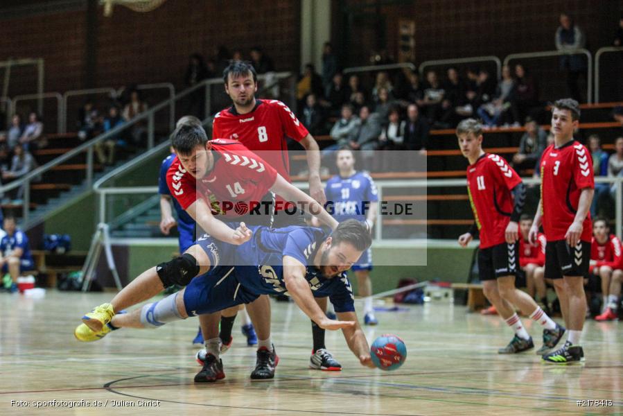 Mark Hartig, Andreas Obert, 05.02.2017, Handball, Bezirksliga Nord, Derby, TSV Lohr III, TSV Karlstadt - Bild-ID: 2178413 Mark Hartig, Andreas Obert, 05.02.2017, Handball, Bezirksliga Nord, Derby, TSV Lohr III, TSV Karlstadt - Bild-ID: 2178413