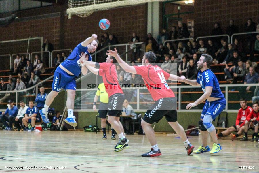 Tim Mill, Markus Losert, 05.02.2017, Handball, Bezirksliga Nord, Derby, TSV Lohr III, TSV Karlstadt - Bild-ID: 2178420 Tim Mill, Markus Losert, 05.02.2017, Handball, Bezirksliga Nord, Derby, TSV Lohr III, TSV Karlstadt - Bild-ID: 2178420