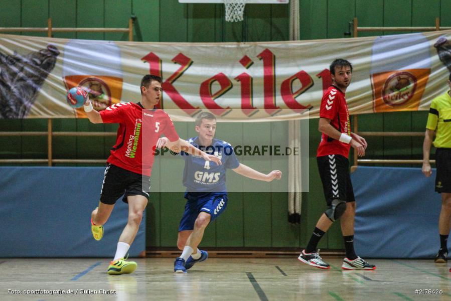 Adrian Schwab, Andre Geißler, 05.02.2017, Handball, Bezirksliga Nord, Derby, TSV Lohr III, TSV Karlstadt - Bild-ID: 2178426 Adrian Schwab, Andre Geißler, 05.02.2017, Handball, Bezirksliga Nord, Derby, TSV Lohr III, TSV Karlstadt - Bild-ID: 2178426
