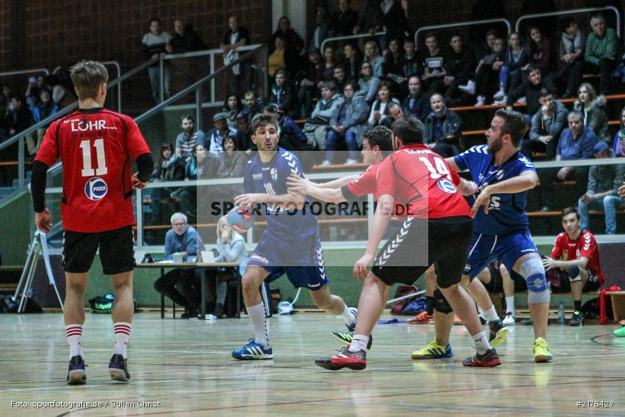 Mark Hartig, Sebastian Schmid, 05.02.2017, Handball, Bezirksliga Nord, Derby, TSV Lohr III, TSV Karlstadt - Bild-ID: 2178429 Mark Hartig, Sebastian Schmid, 05.02.2017, Handball, Bezirksliga Nord, Derby, TSV Lohr III, TSV Karlstadt - Bild-ID: 2178429