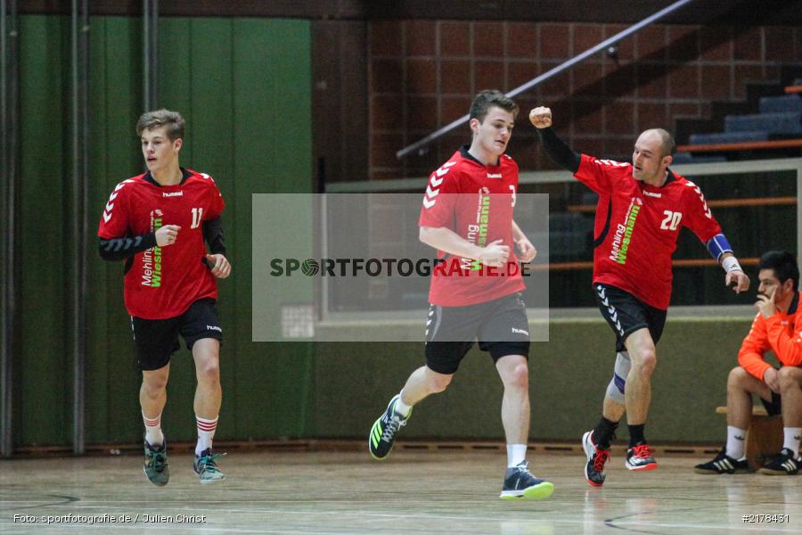 Johannes Rützel, Tim Mill, Lorenz Schmitt, 05.02.2017, Handball, Bezirksliga Nord, Derby, TSV Lohr III, TSV Karlstadt - Bild-ID: 2178431 Johannes Rützel, Tim Mill, Lorenz Schmitt, 05.02.2017, Handball, Bezirksliga Nord, Derby, TSV Lohr III, TSV Karlstadt - Bild-ID: 2178431