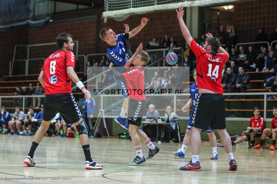 Lorenz Schmitt, Adrian Schwab, 05.02.2017, Handball, Bezirksliga Nord, Derby, TSV Lohr III, TSV Karlstadt - Bild-ID: 2178436 Lorenz Schmitt, Adrian Schwab, 05.02.2017, Handball, Bezirksliga Nord, Derby, TSV Lohr III, TSV Karlstadt - Bild-ID: 2178436