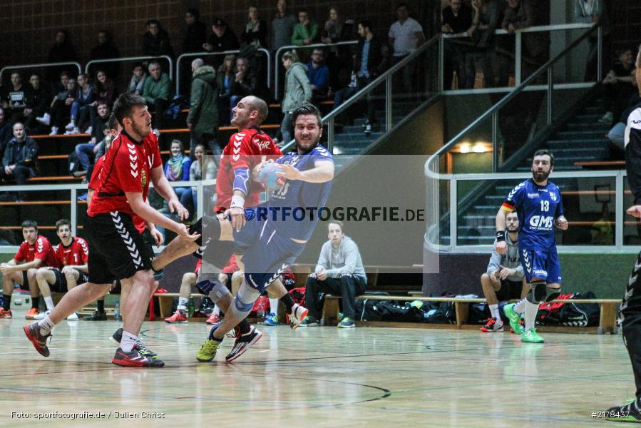 Mark Hartig, Andreas Obert, 05.02.2017, Handball, Bezirksliga Nord, Derby, TSV Lohr III, TSV Karlstadt - Bild-ID: 2178437 Mark Hartig, Andreas Obert, 05.02.2017, Handball, Bezirksliga Nord, Derby, TSV Lohr III, TSV Karlstadt - Bild-ID: 2178437