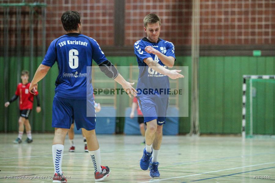 Sebastian Heun, Adrian Schwab, 05.02.2017, Handball, Bezirksliga Nord, Derby, TSV Lohr III, TSV Karlstadt - Bild-ID: 2178444 Sebastian Heun, Adrian Schwab, 05.02.2017, Handball, Bezirksliga Nord, Derby, TSV Lohr III, TSV Karlstadt - Bild-ID: 2178444