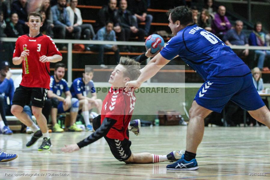 Michael Wagner, Lorenz Schmitt, 05.02.2017, Handball, Bezirksliga Nord, Derby, TSV Lohr III, TSV Karlstadt - Bild-ID: 2178448 Michael Wagner, Lorenz Schmitt, 05.02.2017, Handball, Bezirksliga Nord, Derby, TSV Lohr III, TSV Karlstadt - Bild-ID: 2178448