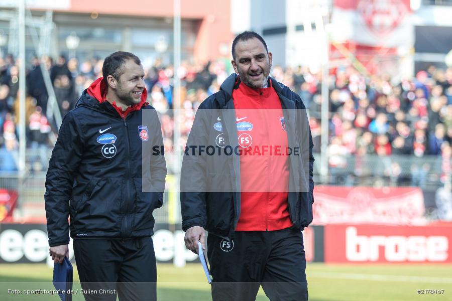 Christian Gmünder, Frank Schmidt, 11.02.2017, Dallenberg, flyeralarm Arena, Fussball, 2. Bundesliga, 1. FC Heidenheim 1846, FC Würzburger Kickers - Bild-ID: 2178467 Christian Gmünder, Frank Schmidt, 11.02.2017, Dallenberg, flyeralarm Arena, Fussball, 2. Bundesliga, 1. FC Heidenheim 1846, FC Würzburger Kickers - Bild-ID: 2178467
