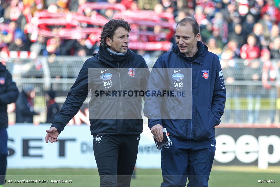 Alexander Raaf, Bernd Weng, 11.02.2017, Dallenberg, flyeralarm Arena, Fussball, 2. Bundesliga, 1. FC Heidenheim 1846, FC Würzburger Kickers - Bild-ID: 2178468