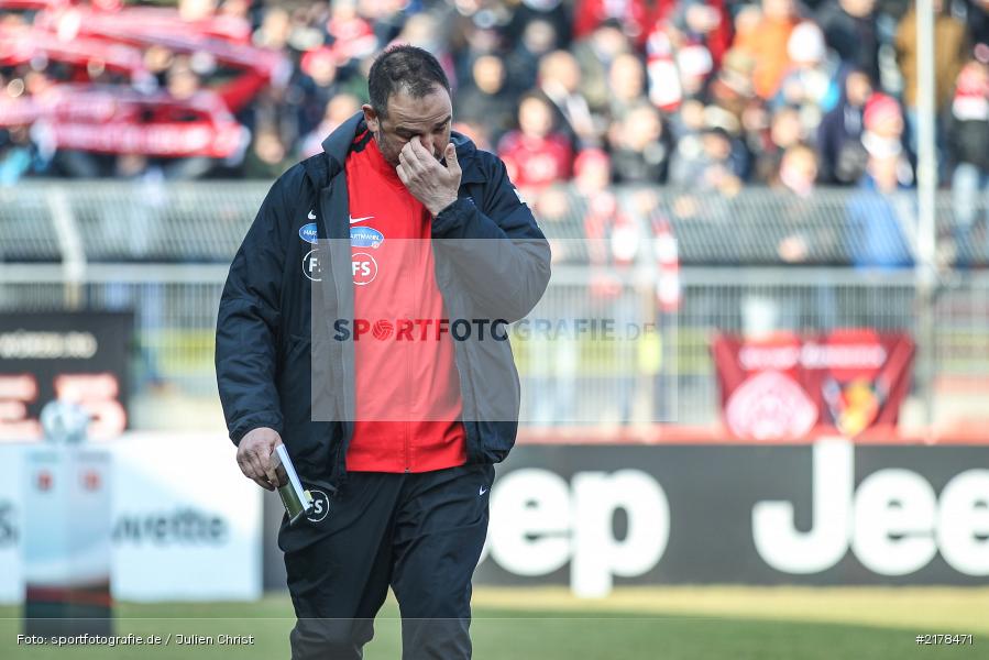 Frank Schmidt, 11.02.2017, Dallenberg, flyeralarm Arena, Fussball, 2. Bundesliga, 1. FC Heidenheim 1846, FC Würzburger Kickers - Bild-ID: 2178471 Frank Schmidt, 11.02.2017, Dallenberg, flyeralarm Arena, Fussball, 2. Bundesliga, 1. FC Heidenheim 1846, FC Würzburger Kickers - Bild-ID: 2178471