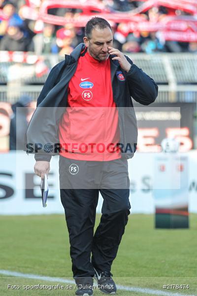 Frank Schmidt, 11.02.2017, Dallenberg, flyeralarm Arena, Fussball, 2. Bundesliga, 1. FC Heidenheim 1846, FC Würzburger Kickers - Bild-ID: 2178474