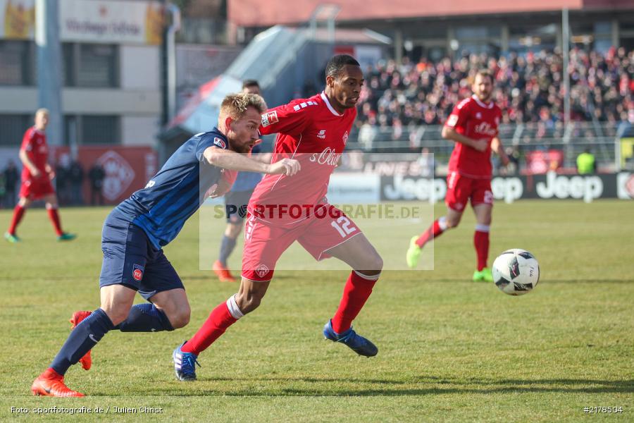 Júnior Díaz, Ronny Philp, 11.02.2017, Dallenberg, flyeralarm Arena, Fussball, 2. Bundesliga, 1. FC Heidenheim 1846, FC Würzburger Kickers - Bild-ID: 2178504