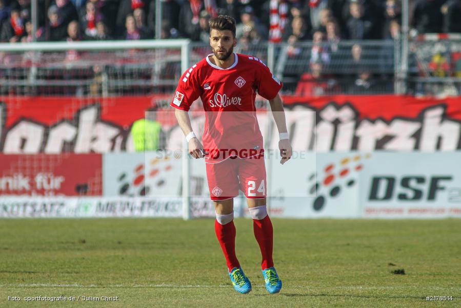 Valdet Rama, 11.02.2017, Dallenberg, flyeralarm Arena, Fussball, 2. Bundesliga, 1. FC Heidenheim 1846, FC Würzburger Kickers - Bild-ID: 2178514