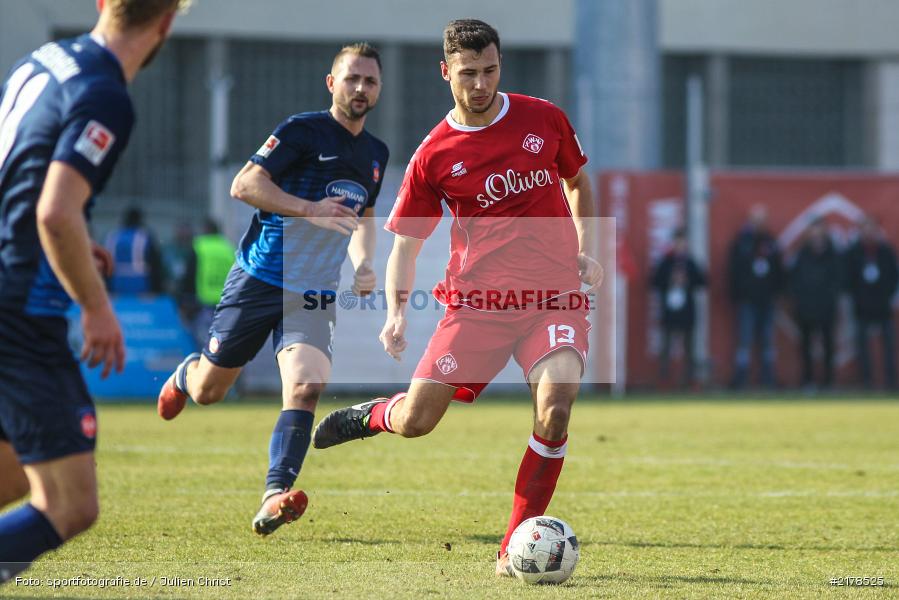 Lukas Fröde, 11.02.2017, Dallenberg, flyeralarm Arena, Fussball, 2. Bundesliga, 1. FC Heidenheim 1846, FC Würzburger Kickers - Bild-ID: 2178525 Lukas Fröde, 11.02.2017, Dallenberg, flyeralarm Arena, Fussball, 2. Bundesliga, 1. FC Heidenheim 1846, FC Würzburger Kickers - Bild-ID: 2178525