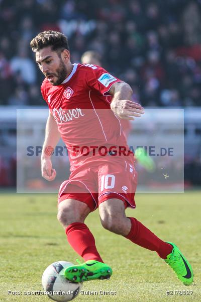 Nejmeddin Daghfous, 11.02.2017, Dallenberg, flyeralarm Arena, Fussball, 2. Bundesliga, 1. FC Heidenheim 1846, FC Würzburger Kickers - Bild-ID: 2178529 Nejmeddin Daghfous, 11.02.2017, Dallenberg, flyeralarm Arena, Fussball, 2. Bundesliga, 1. FC Heidenheim 1846, FC Würzburger Kickers - Bild-ID: 2178529
