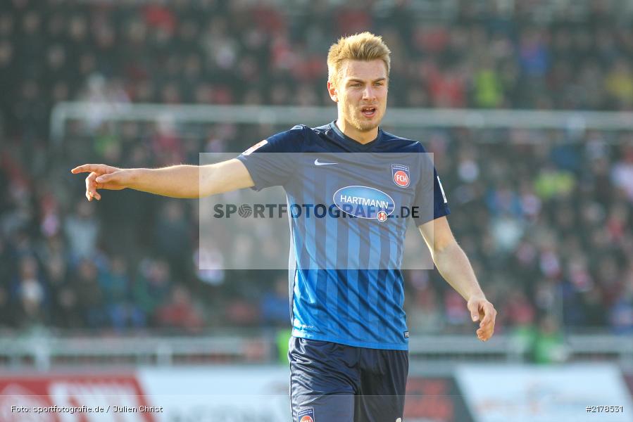 Hauke Finn Wahl, 11.02.2017, Dallenberg, flyeralarm Arena, Fussball, 2. Bundesliga, 1. FC Heidenheim 1846, FC Würzburger Kickers - Bild-ID: 2178531 Hauke Finn Wahl, 11.02.2017, Dallenberg, flyeralarm Arena, Fussball, 2. Bundesliga, 1. FC Heidenheim 1846, FC Würzburger Kickers - Bild-ID: 2178531