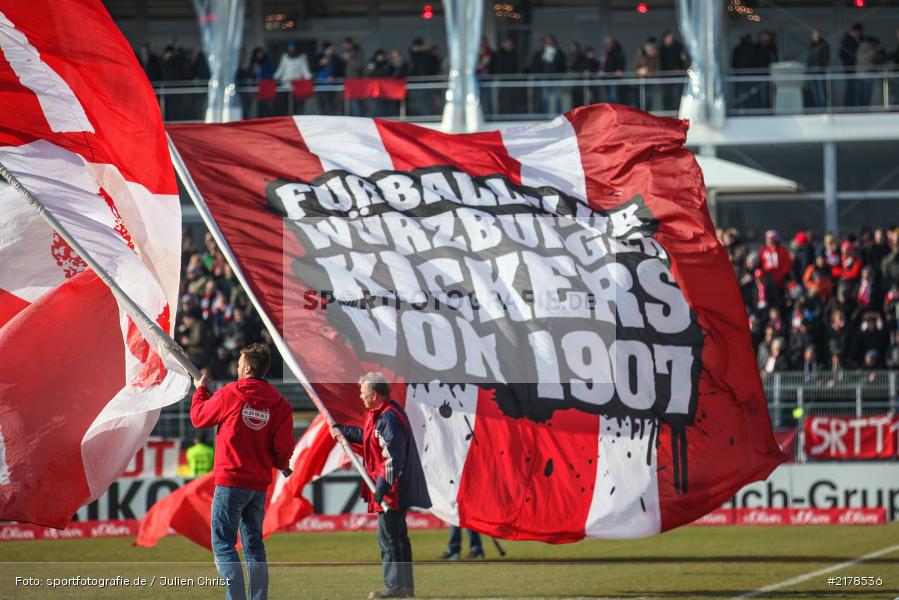 Fahne FWK, 11.02.2017, Dallenberg, flyeralarm Arena, Fussball, 2. Bundesliga, 1. FC Heidenheim 1846, FC Würzburger Kickers - Bild-ID: 2178536 Fahne FWK, 11.02.2017, Dallenberg, flyeralarm Arena, Fussball, 2. Bundesliga, 1. FC Heidenheim 1846, FC Würzburger Kickers - Bild-ID: 2178536