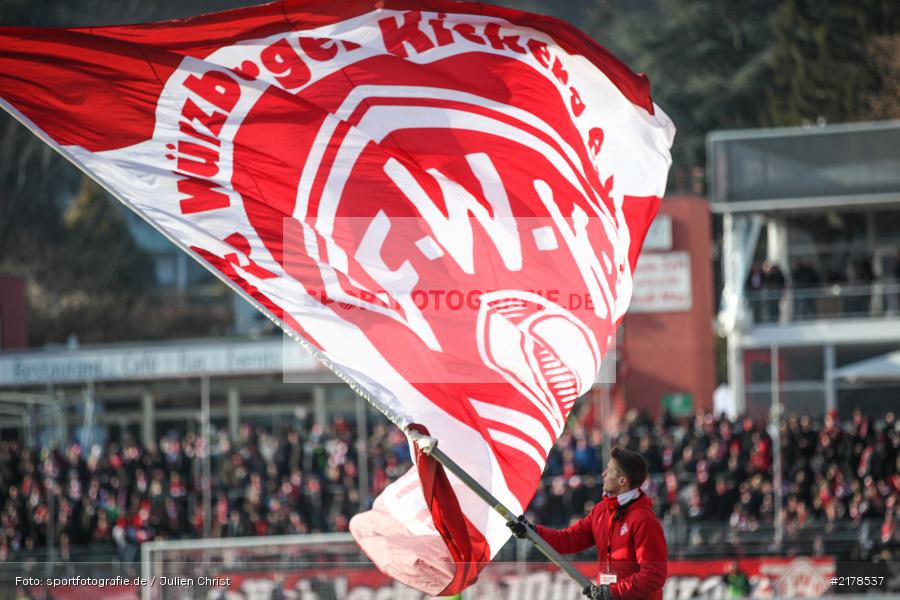 Fahne FWK, 11.02.2017, Dallenberg, flyeralarm Arena, Fussball, 2. Bundesliga, 1. FC Heidenheim 1846, FC Würzburger Kickers - Bild-ID: 2178537 Fahne FWK, 11.02.2017, Dallenberg, flyeralarm Arena, Fussball, 2. Bundesliga, 1. FC Heidenheim 1846, FC Würzburger Kickers - Bild-ID: 2178537
