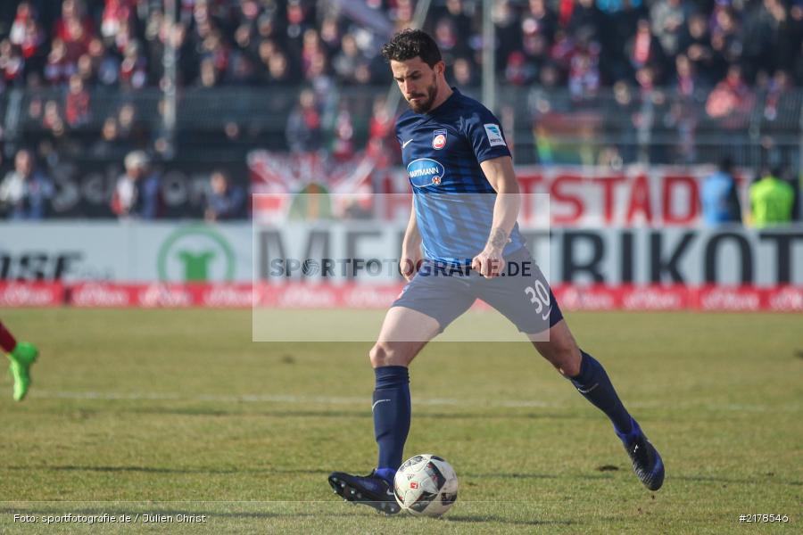 Norman Theuerkauf, 11.02.2017, Dallenberg, flyeralarm Arena, Fussball, 2. Bundesliga, 1. FC Heidenheim 1846, FC Würzburger Kickers - Bild-ID: 2178546 Norman Theuerkauf, 11.02.2017, Dallenberg, flyeralarm Arena, Fussball, 2. Bundesliga, 1. FC Heidenheim 1846, FC Würzburger Kickers - Bild-ID: 2178546