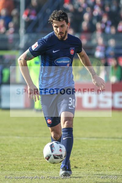 Norman Theuerkauf, 11.02.2017, Dallenberg, flyeralarm Arena, Fussball, 2. Bundesliga, 1. FC Heidenheim 1846, FC Würzburger Kickers - Bild-ID: 2178558