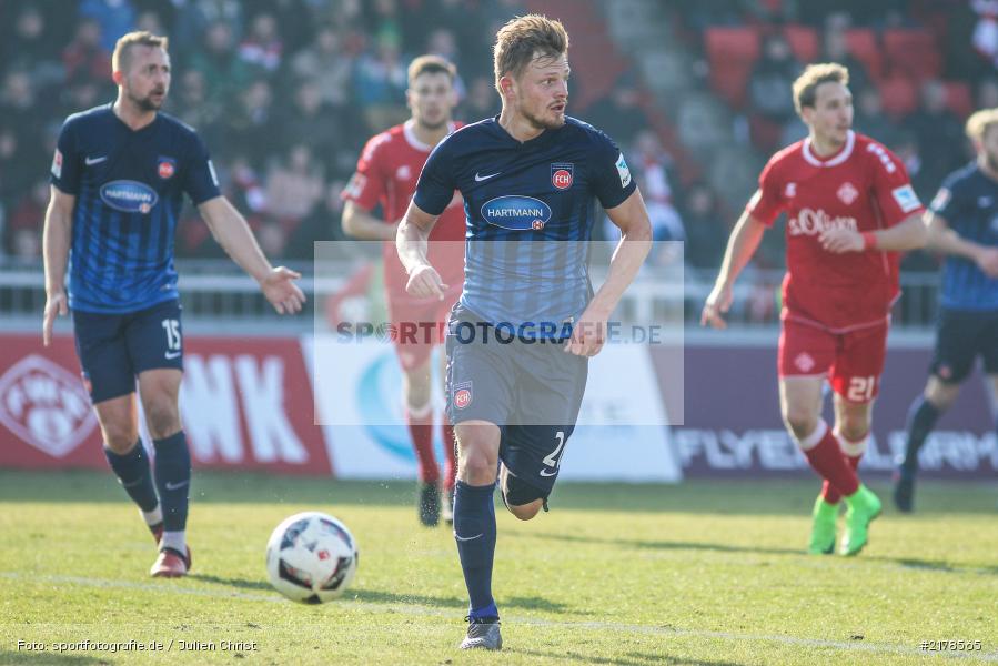 Marcel Titsch-Rivero, 11.02.2017, Dallenberg, flyeralarm Arena, Fussball, 2. Bundesliga, 1. FC Heidenheim 1846, FC Würzburger Kickers - Bild-ID: 2178565