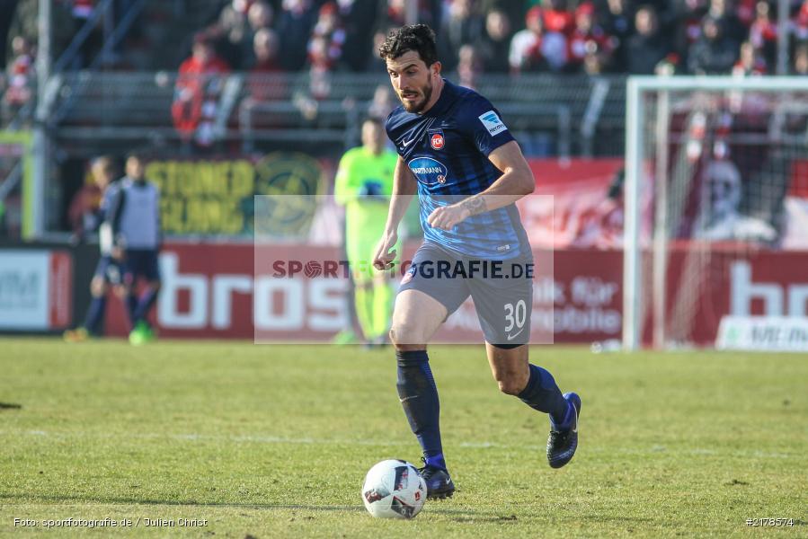 Norman Theuerkauf, 11.02.2017, Dallenberg, flyeralarm Arena, Fussball, 2. Bundesliga, 1. FC Heidenheim 1846, FC Würzburger Kickers - Bild-ID: 2178574