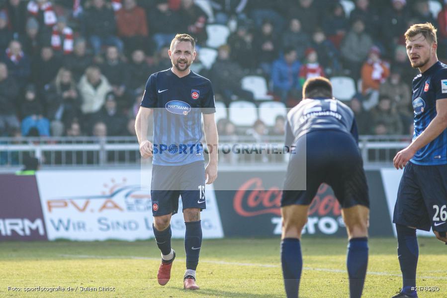 John Verhoek, 11.02.2017, Dallenberg, flyeralarm Arena, Fussball, 2. Bundesliga, 1. FC Heidenheim 1846, FC Würzburger Kickers - Bild-ID: 2178580