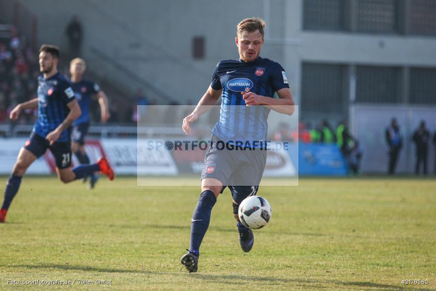 Marcel Titsch-Rivero, 11.02.2017, Dallenberg, flyeralarm Arena, Fussball, 2. Bundesliga, 1. FC Heidenheim 1846, FC Würzburger Kickers - Bild-ID: 2178582