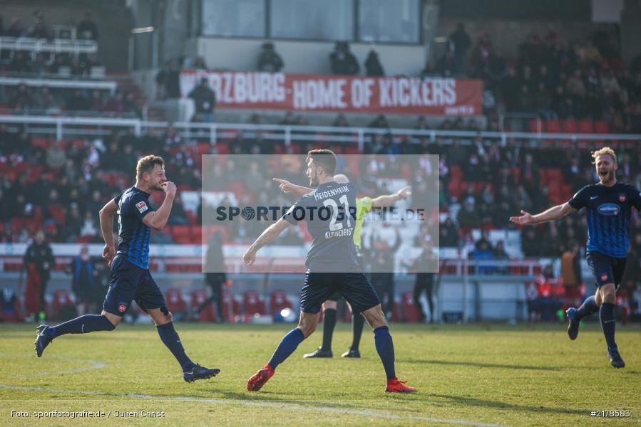 Tim Kleindienst, 11.02.2017, Dallenberg, flyeralarm Arena, Fussball, 2. Bundesliga, 1. FC Heidenheim 1846, FC Würzburger Kickers - Bild-ID: 2178583