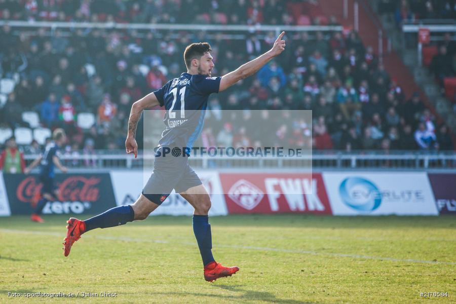 Tim Kleindienst, 11.02.2017, Dallenberg, flyeralarm Arena, Fussball, 2. Bundesliga, 1. FC Heidenheim 1846, FC Würzburger Kickers - Bild-ID: 2178584