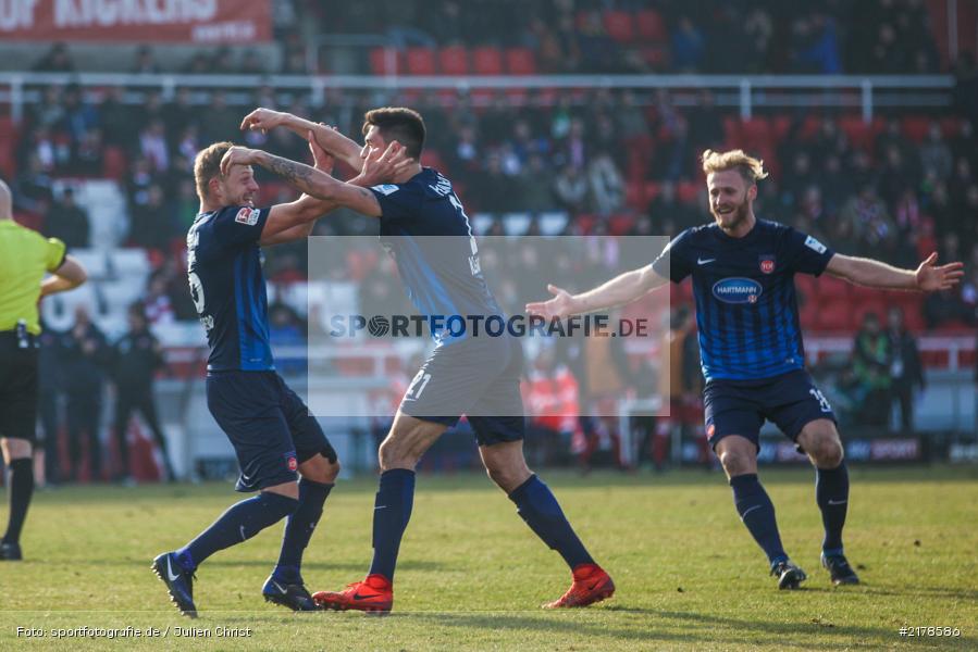 Tim Kleindienst, 11.02.2017, Dallenberg, flyeralarm Arena, Fussball, 2. Bundesliga, 1. FC Heidenheim 1846, FC Würzburger Kickers - Bild-ID: 2178586