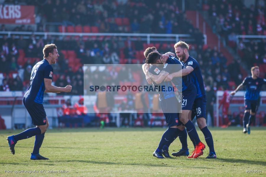 Tim Kleindienst, 11.02.2017, Dallenberg, flyeralarm Arena, Fussball, 2. Bundesliga, 1. FC Heidenheim 1846, FC Würzburger Kickers - Bild-ID: 2178591