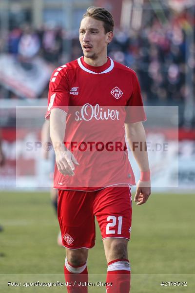 Tobias Schröck, 11.02.2017, Dallenberg, flyeralarm Arena, Fussball, 2. Bundesliga, 1. FC Heidenheim 1846, FC Würzburger Kickers - Bild-ID: 2178592